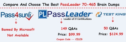 PassLeader 70-465 Brain Dumps[27]