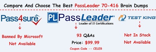 PassLeader 70-416 Brain Dumps[23]