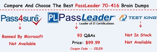 PassLeader 70-416 Brain Dumps[24]