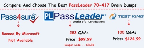 PassLeader 70-417 Brain Dumps[25]